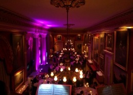 Goodwood house Uplighters and Sound System