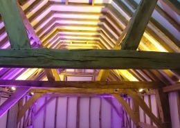 warnham barn west sussex uplighter hire