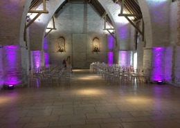 Tithe Barn Petersfield Uplighting uplight hire