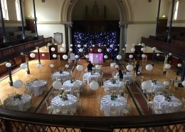 paper lanterns starcloth and table chairs and decor 2