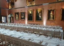 cowdray house uplighters set to white