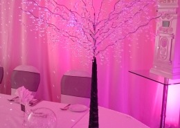 portsmouth marriott crystal tree full room draping postbox and pink uplighter e1538576678738