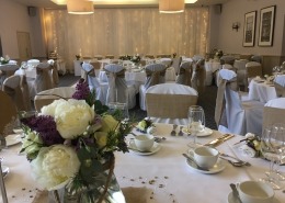 new place warm white led backdrop hire