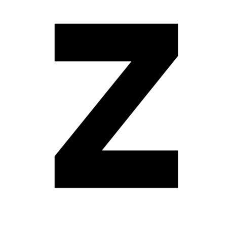 4ft Vintage Z Letter