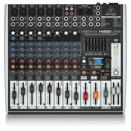 Behringer Xenyx 1222fx 12 Channel Mixing Desk Mixer