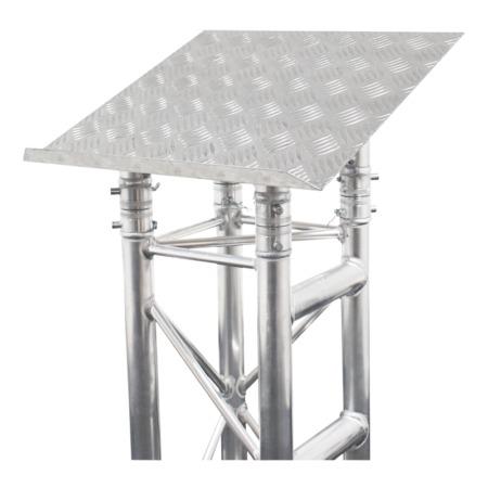 Global Truss Lectern Stand - Silver