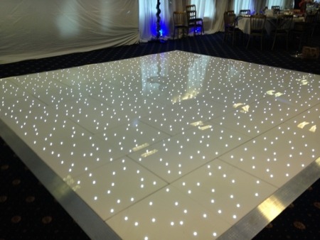 Complete 12ft x 18ft White PL LED Dancefloor