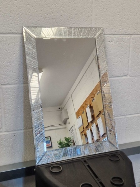 Glittery edge Mirror