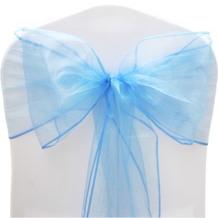 Light Blue Organza Sash