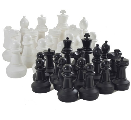 Giant Outdoor Games - Chess Set Pieces with Vinyl Board