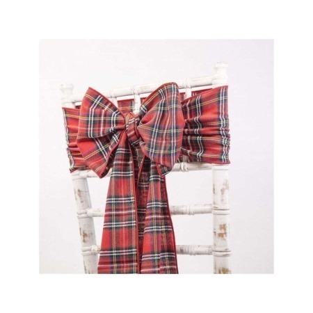 Red Royal Stewart tartan sash