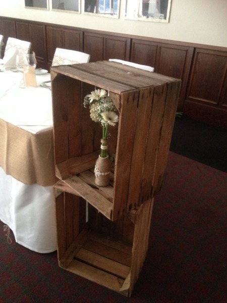 Rustic / Vintage Wooden Apple Crates