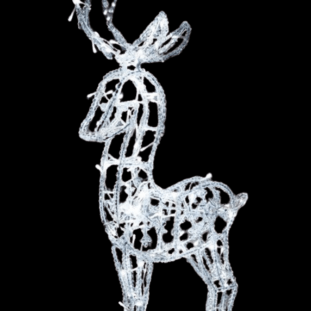 Outdoor LED Standing Reindeer