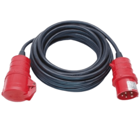 20m 32A Three Phase Cable - 6mm